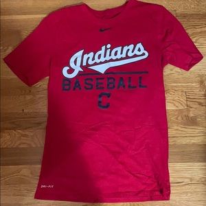 Cleveland Indians Nike Dri-Fir T Shirt (Small)